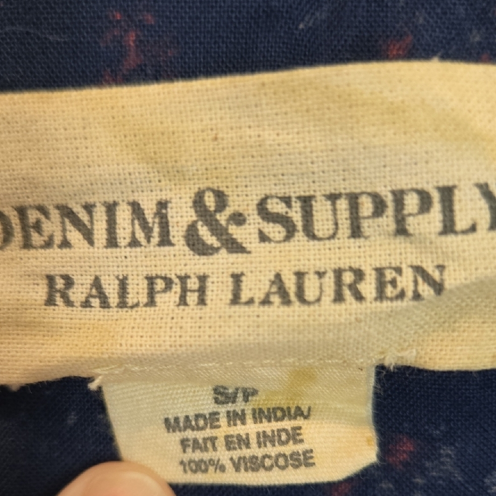 Ralph Lauren WOMENS Floral Navy Baby Doll Dress Small - Picture 2 of 6
